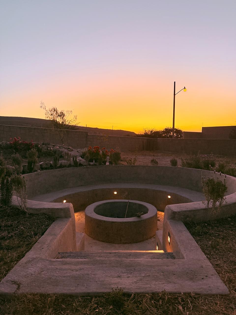 Fogata detalle cerca